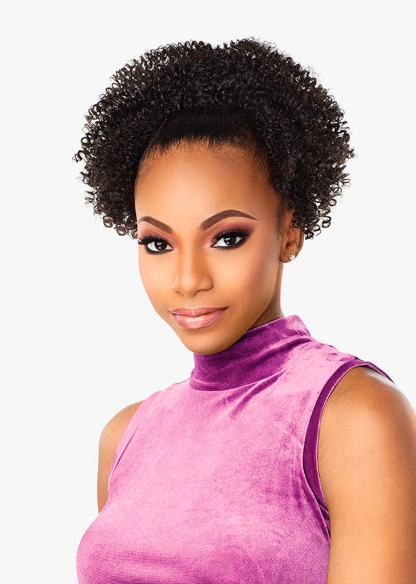 Chignon afro