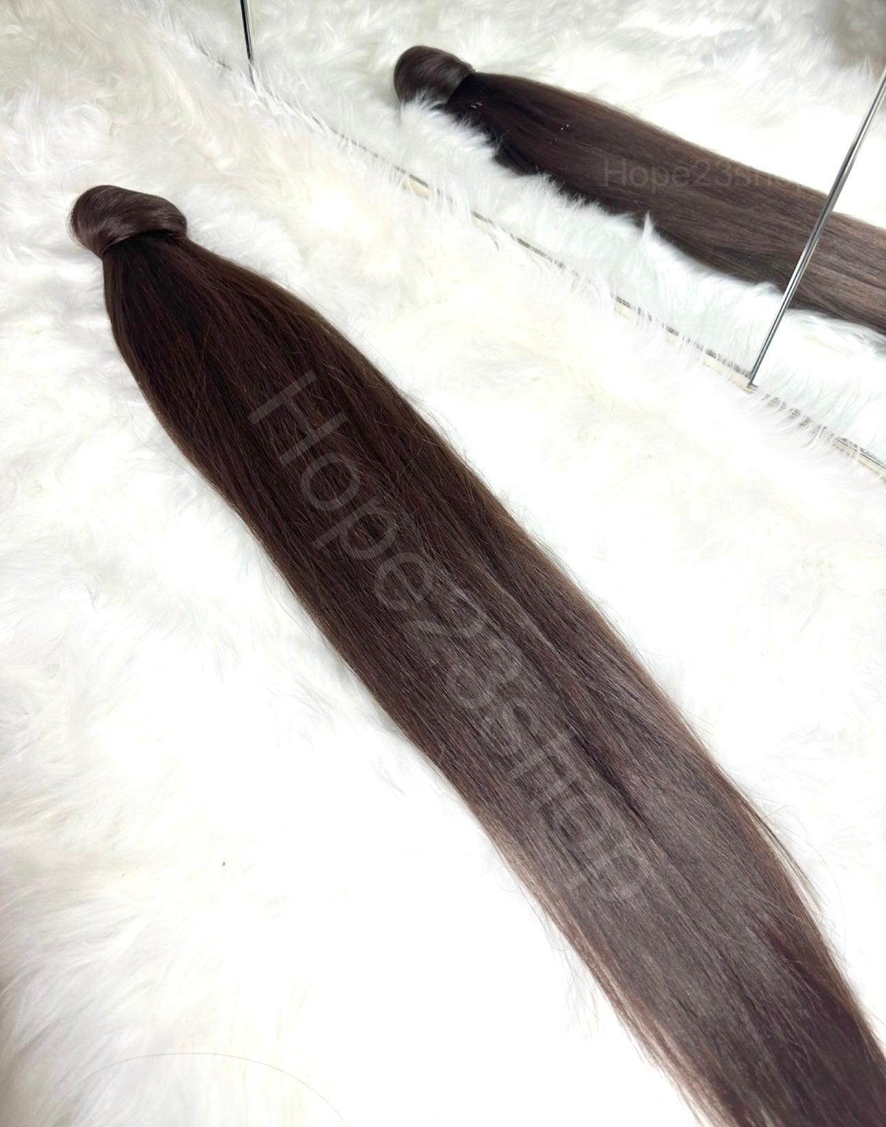 Coda con velcro liscia 70cm