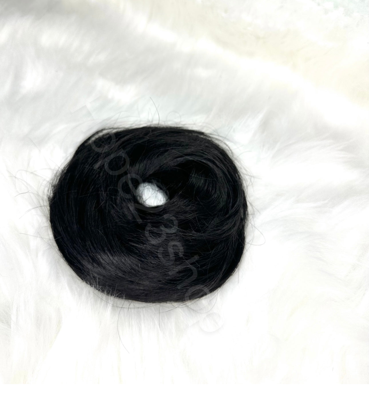Codino chignon liscio