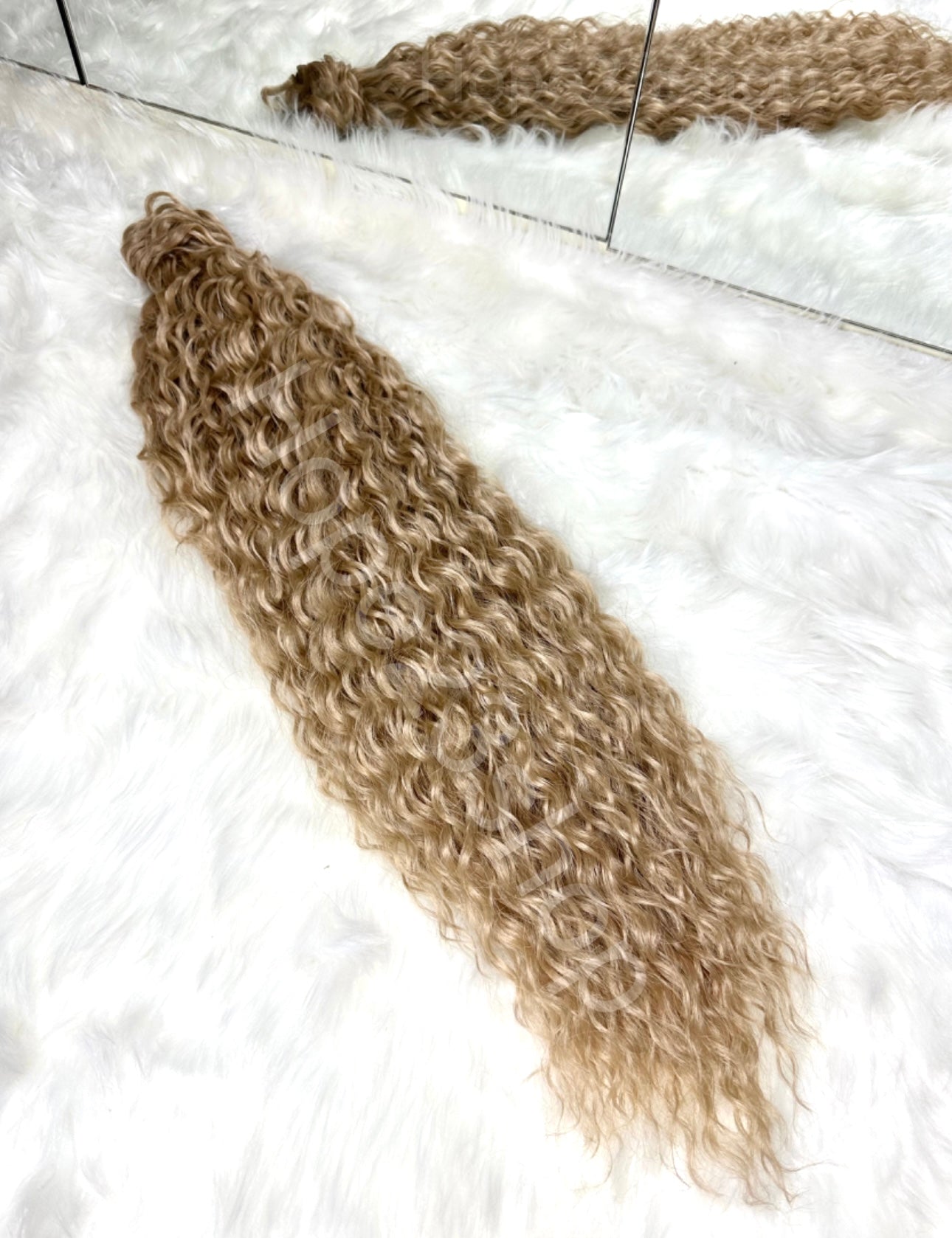 Coda con velcro riccia 70cm