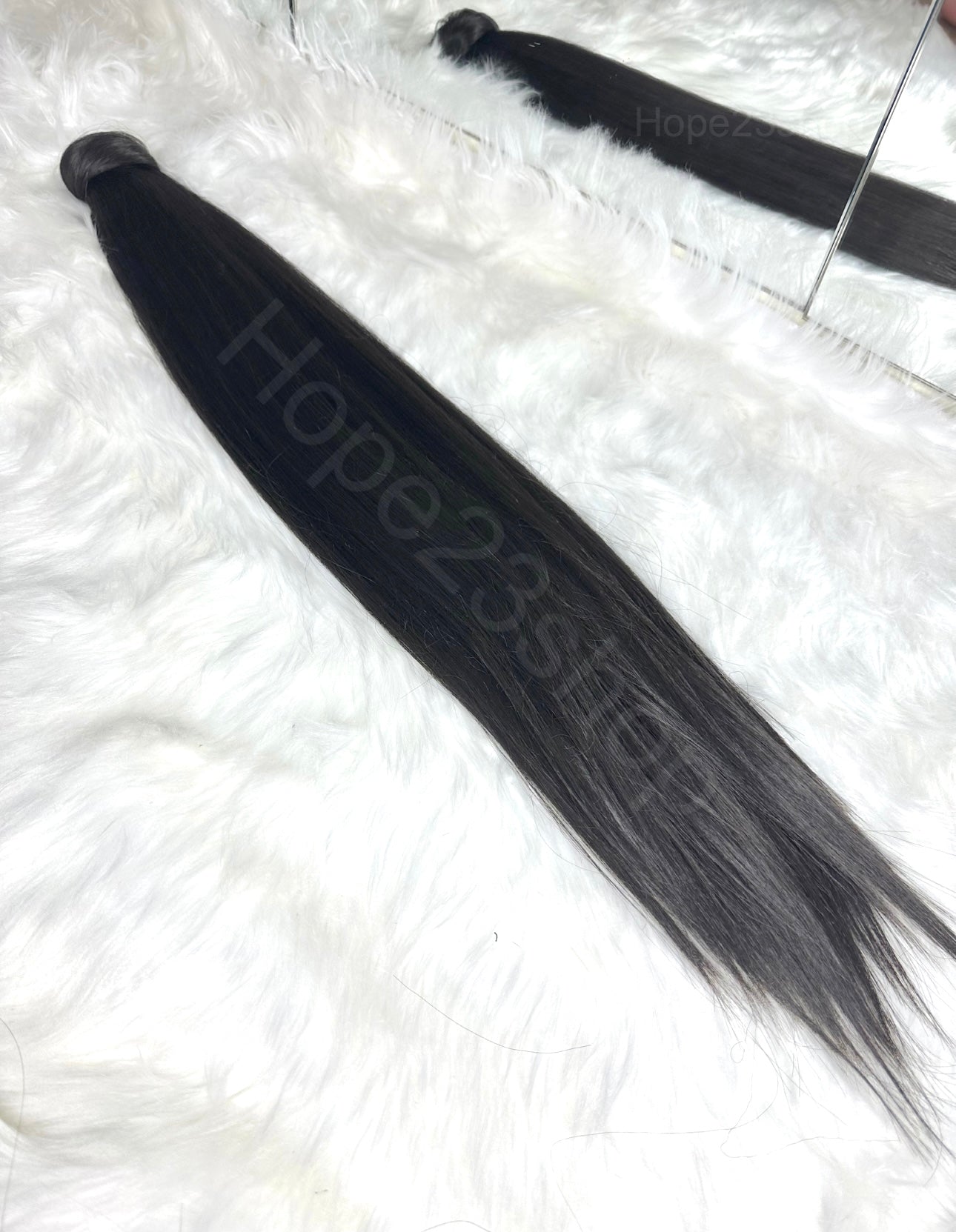 Coda con velcro liscia 70cm