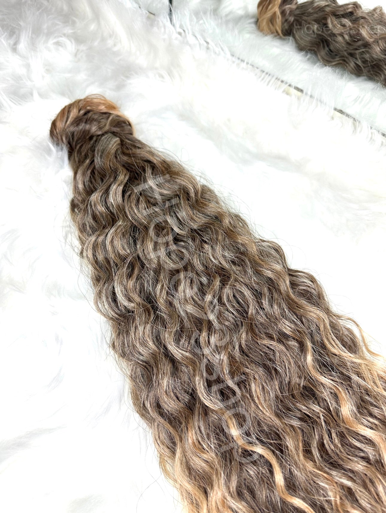 Coda con velcro riccia 70cm