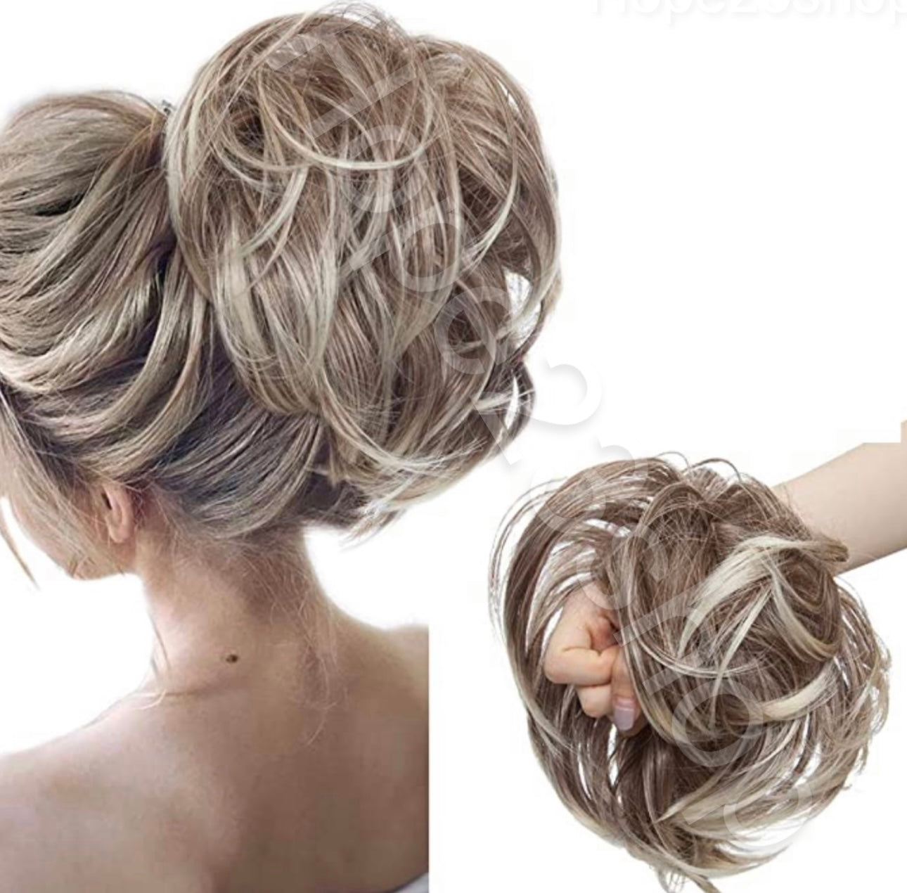 Codino chignon liscio