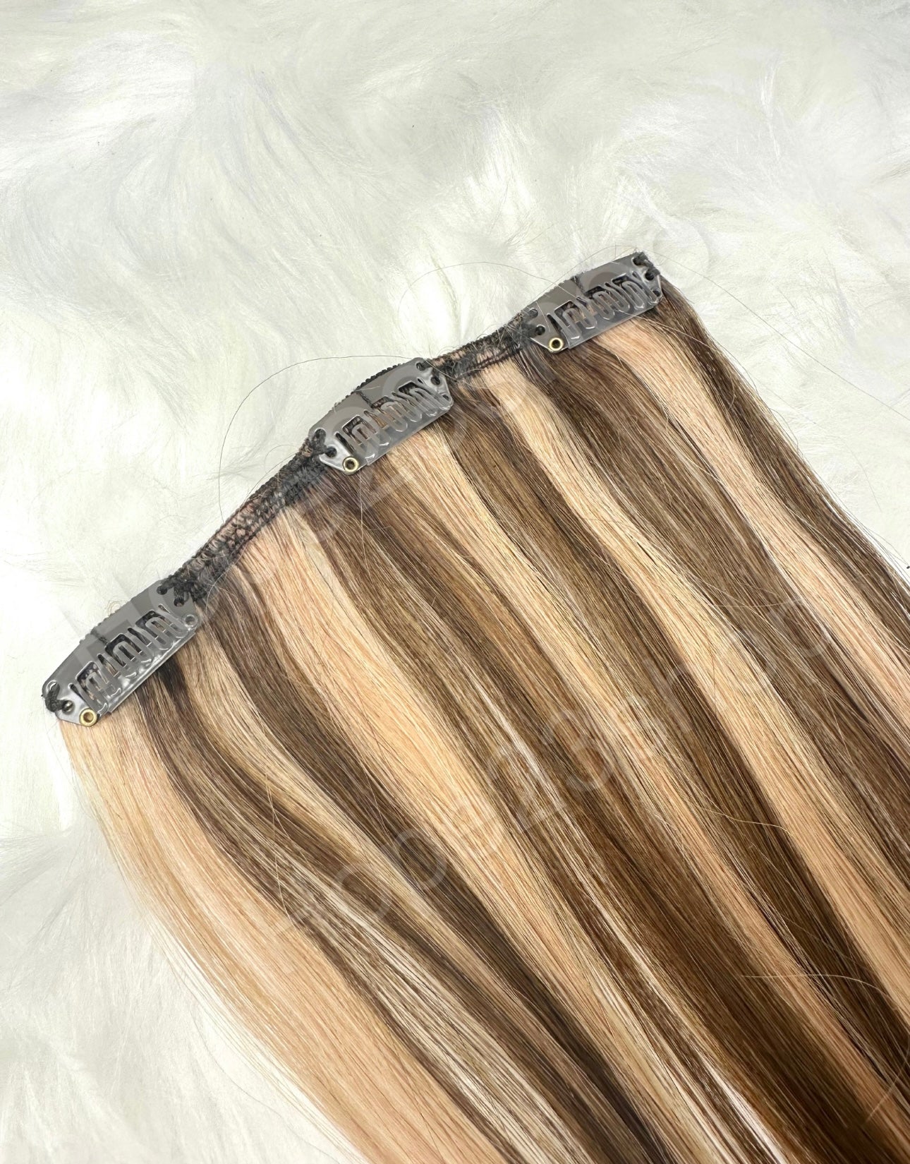 Fascia col. castano con meches